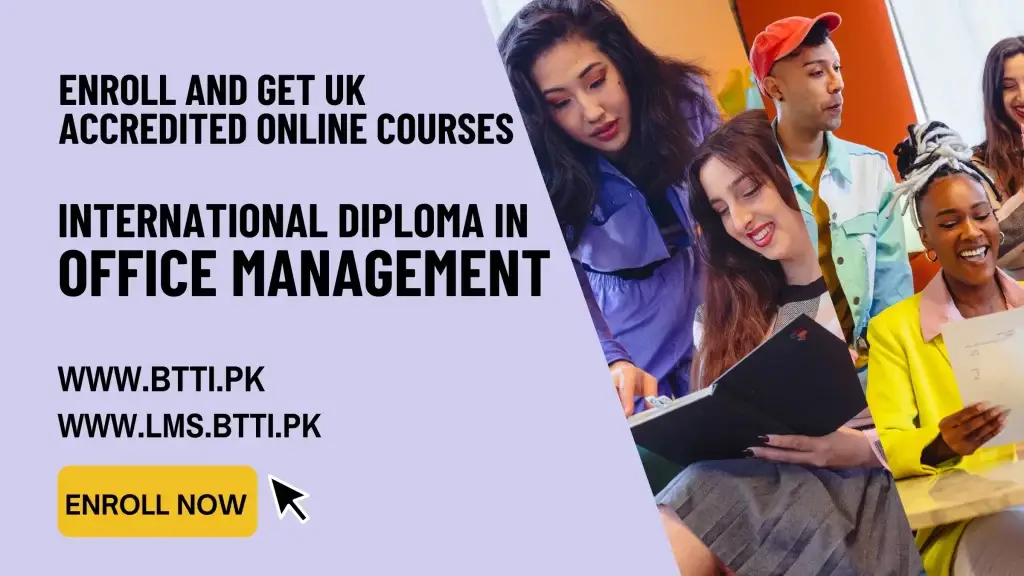 UK accredited international diploma Certificate-in-Office-Management