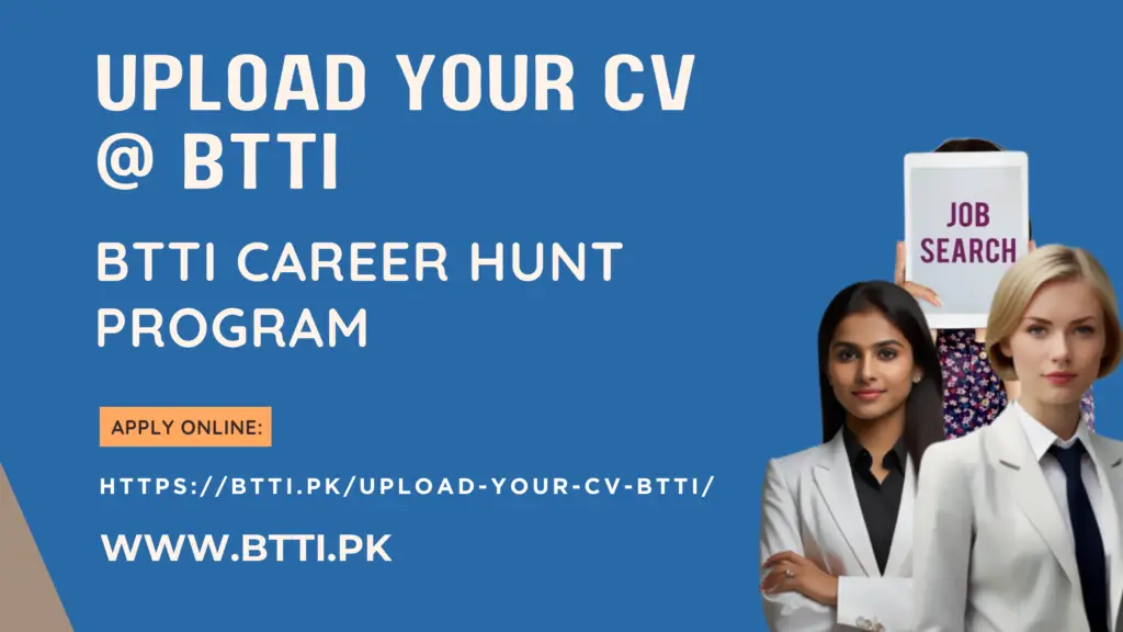 UPLOAD YOUR CV @ BTTI